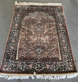 Hand Made Rug "Tree of Life" 4'4" x 6'0"