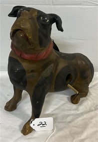Carved Bulldog - 11"h