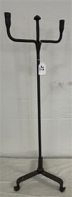 Early Forged 31" Candlesticks
