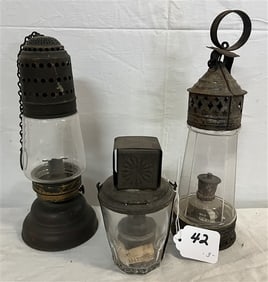 3 Extra Nice 19th Cent. Lanterns