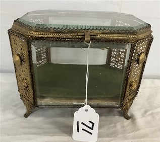 Glass and Brass Presentation Box