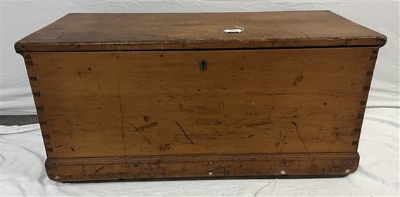 Early 19th Cent. Dovetailed Sea Captain's Chest