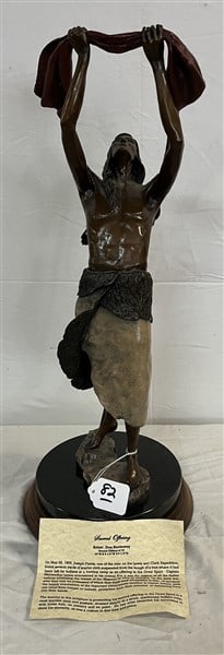 24" Bronze Native American Sculpture by Don Hardaway (1 of 3)