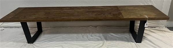 70" Mid-Cent Slat Table - 13.5"h