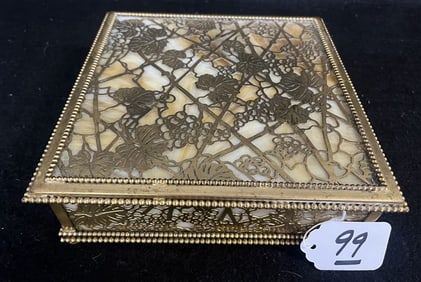 Tiffany "Grapevine" 8.25" Dresser Box