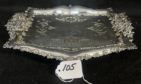 Exquisite Tiffany Asparagus Tray - Approx 36 Troy