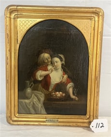 Lovely Framed 17th Cent. o/c - G Metzu