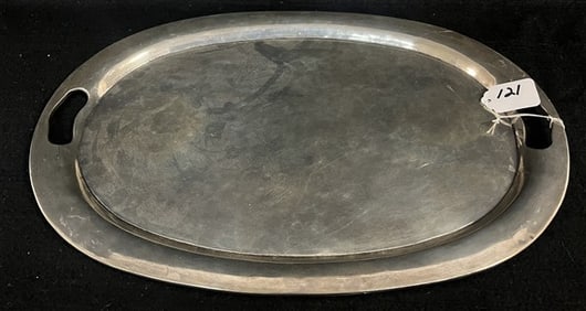 26.5" Sterling Silver Tray Approx 58 Troy