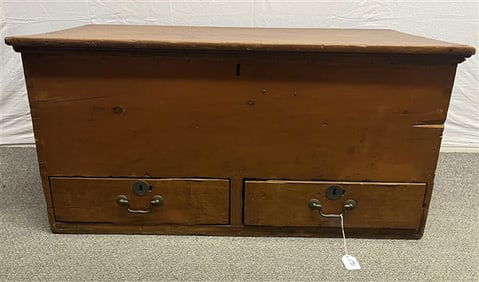 2 Drawer 19th Cent. Lift Top Box