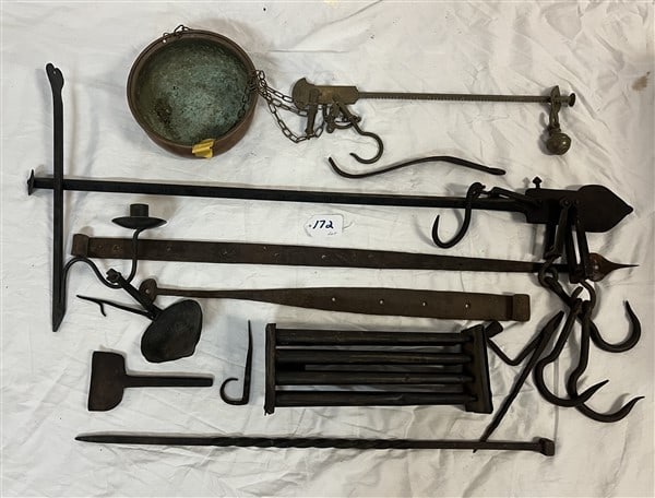 Nice Lot of Antique Forged, Earlies: Nice Lot of Antique Forged, Earlies