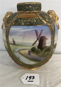 8" Nippon Vase