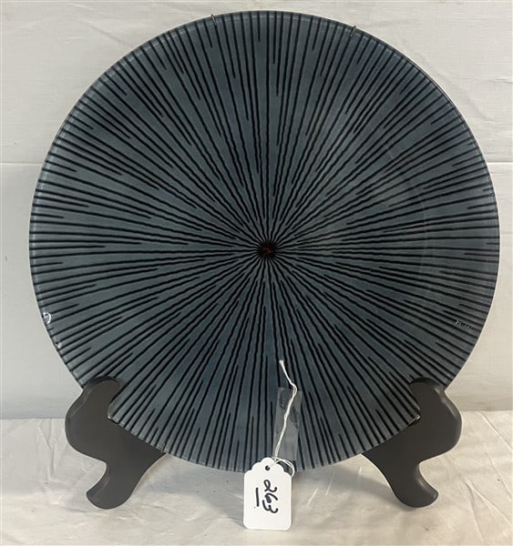 Art Glass Charger, Maurice Heaton: Art Glass Charger, Maurice Heaton