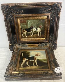 2 Contemporary Framed Oil Paintings