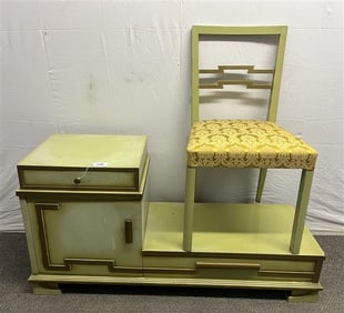 Art Deco Vanity and Chair