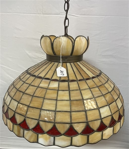 22" Leaded Glass Fixture: 22" Leaded Glass Fixture