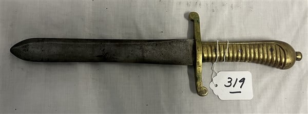 American Artillery Sword Cut to Dagger 14.5"