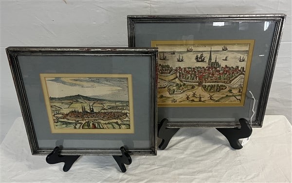 2 Framed Medieval Prints Larger one - 12"x 14" (1 of 1)