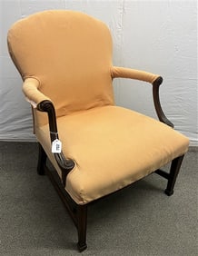 Arm Chair in Creamsicle Orange