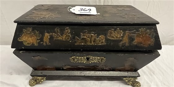 19th Cent. Valuable Box - 10"w x 6.5"h
