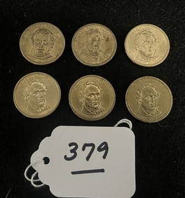 6 Commemorative Coins