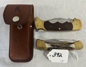 Rigid Pocket Knife and "Buck" Knife