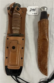 2 Knives - J&J Helle and Unmarked Hunting Knife