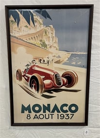 Decorative Repro Racing Poster - Signed Bamma '92 - 25"x 38"