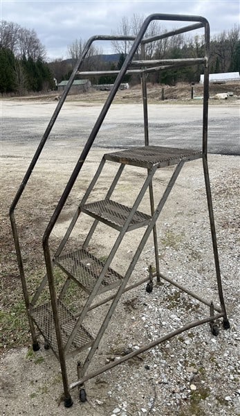 Rolling Industrial Ladder (1 of 2)