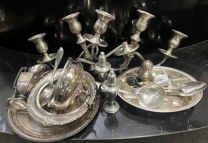 Misc Silverplate and Weighted Sterling