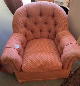 High End Upholstered Club Chair