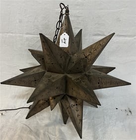 Pierced Tin "Star" Fixture