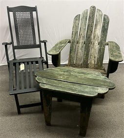 Vintage Wooden Garden Chairs