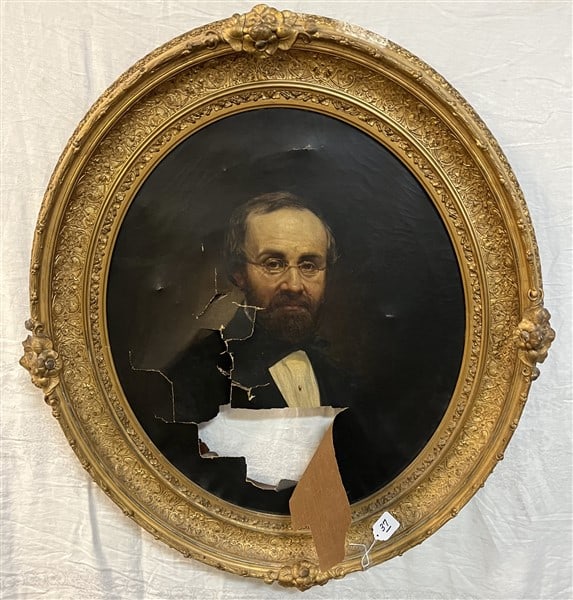 Terrific 19th Cent Frame 1868 NYC - 35" x 39" (1 of 6)