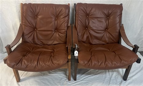 Pr. of modern Sling Chairs