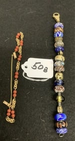 14k Beaded Bracelets