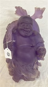 15" Glass Buddha