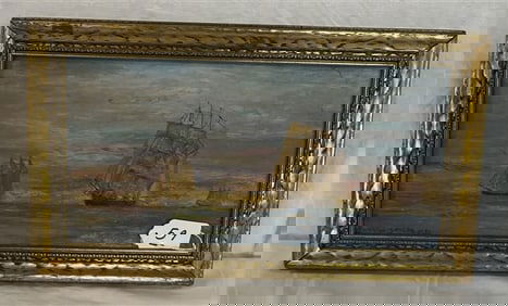 Framed Oil on Artist Board - Signed Jorgensen 10" x 18"