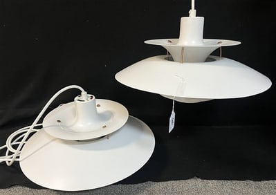Pr. of mid-Cent Style Danish Fixtures