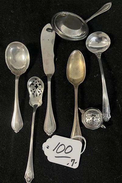 7 Sterling Table Accessories - Approx 5.5 Troy: 7 Sterling Table Accessories - Approx 5.5 Troy