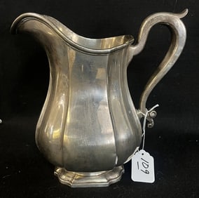 10" Gorham Sterling Pitcher - Approx 33 Troy