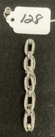 18k White Gold and Diamond Bracelet
