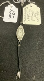 Platinum and Diamond Ladies Watch