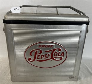 Vintage Aluminum Pepsi-Cola Cooler