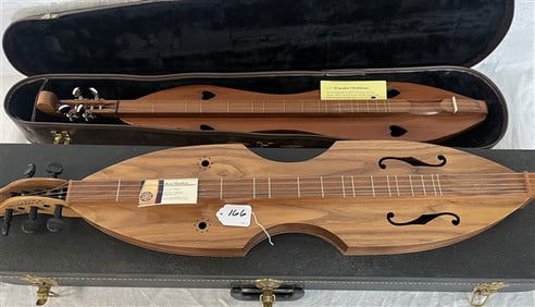 2 Dulcimers in Fitted Cases