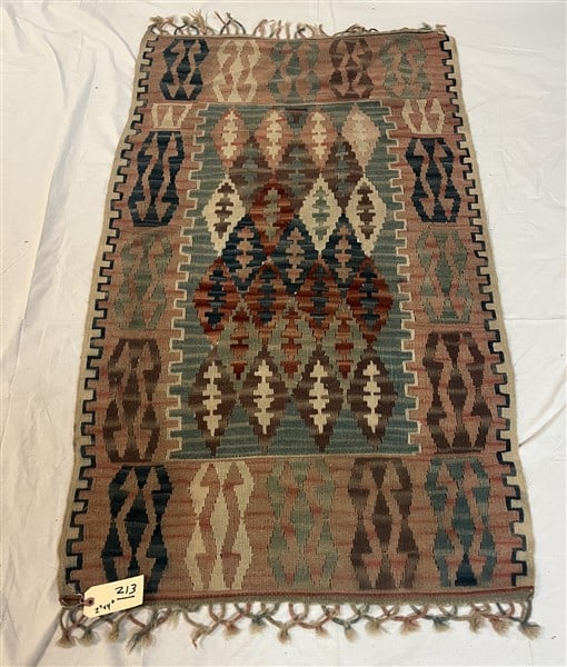 Antique Kilim Scatter - 2'7" x 4'2": Antique Kilim Scatter - 2'7" x 4'2"