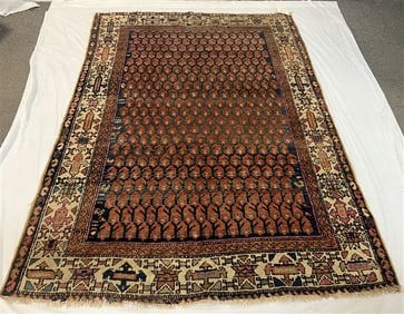 Fine Antique Persian Rug - 4'6" x 6'1"