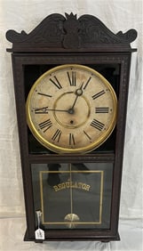 ca. 1900s Regulator Clock, Time Only