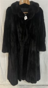 Black Sable Mink Coat
