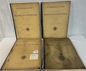 4 Books of Interior and Architectural Plates
