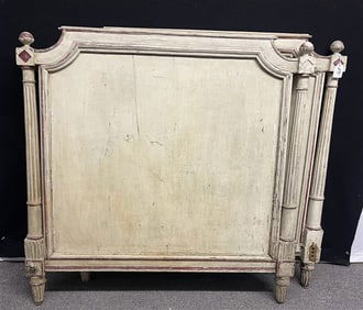 Antique Painted Bed with Original Rails